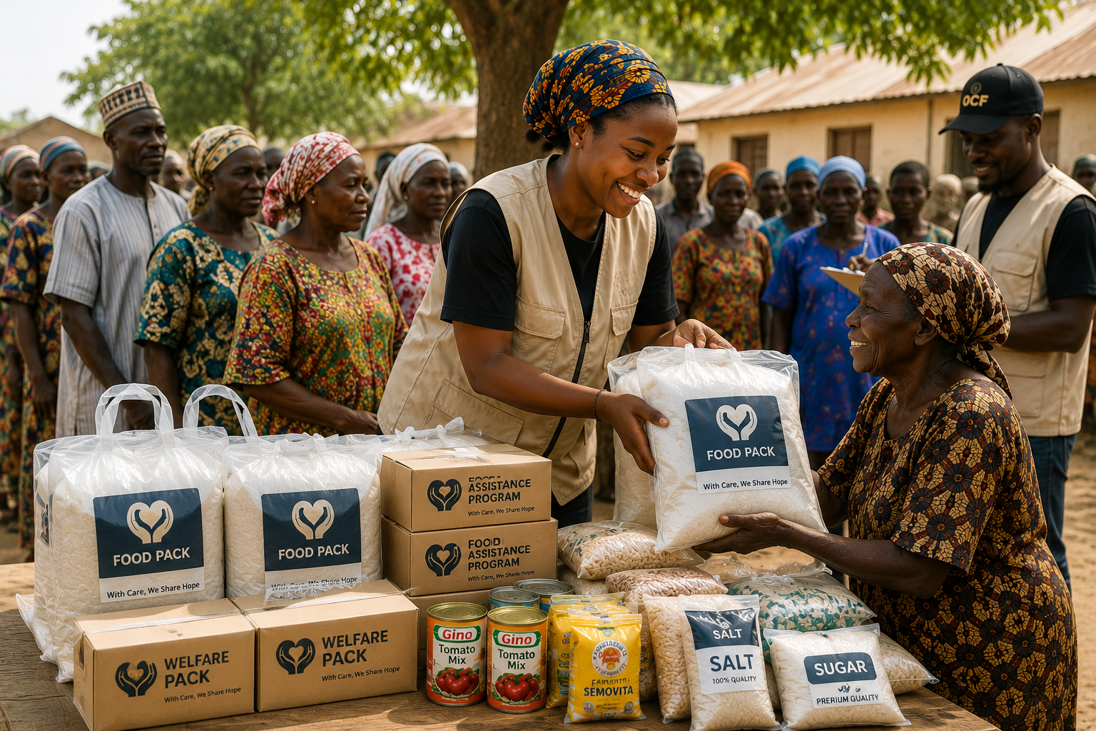 Food assistance and welfare support for vulnerable families in Nigeria