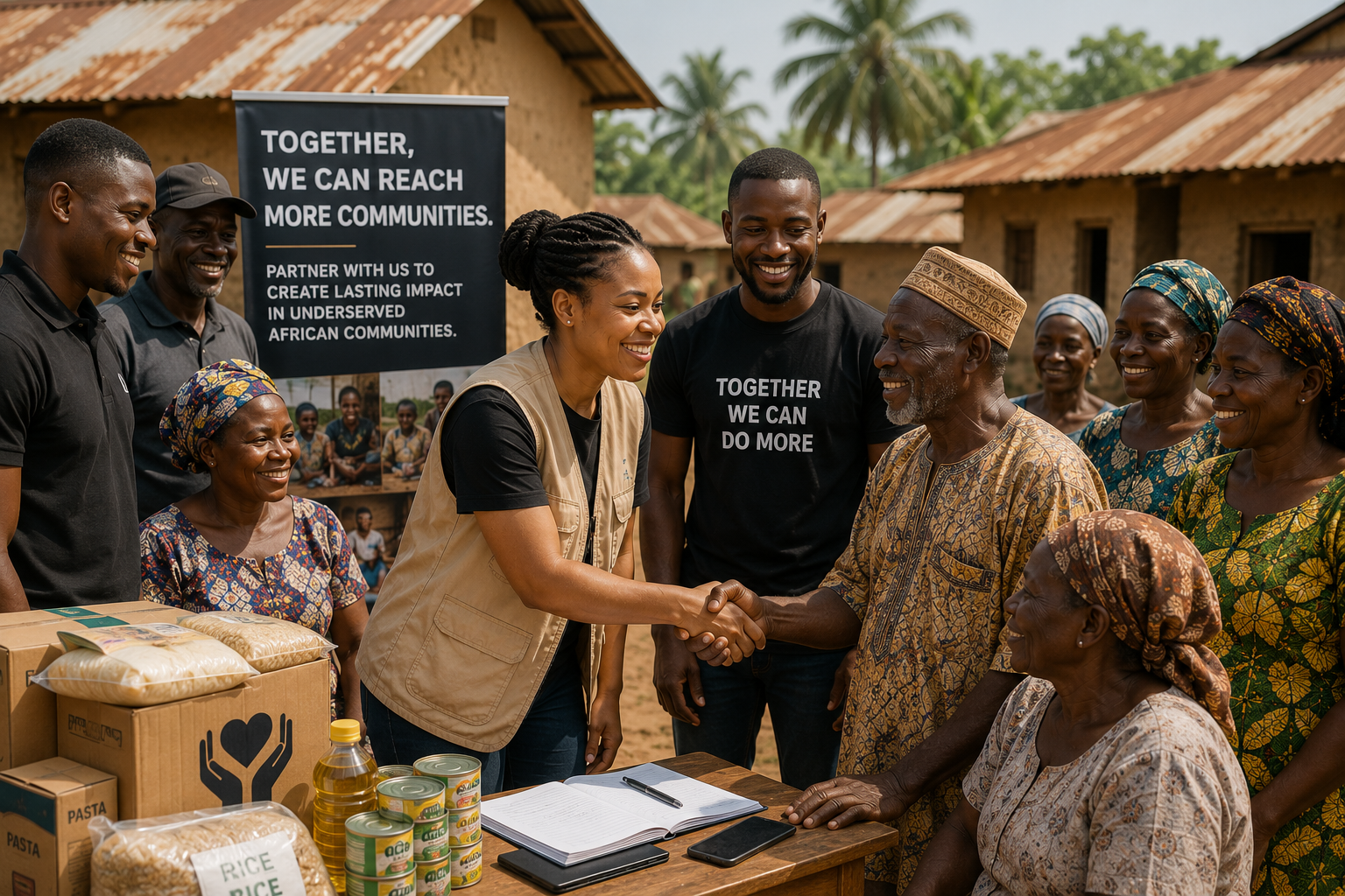 Community partnership and welfare outreach in Nigeria
